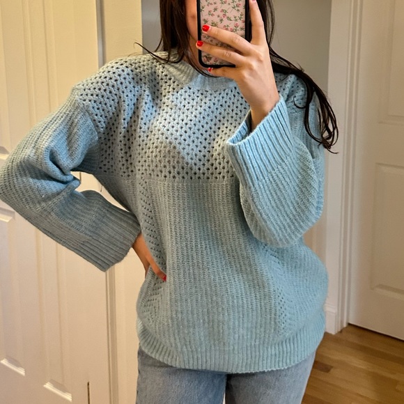 Cutest Blue Knitted Sweater!! 🩵 - Picture 2 of 3
